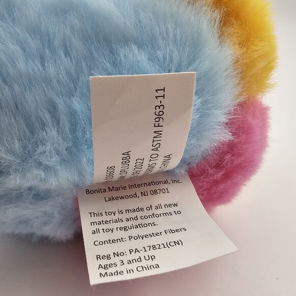 BMI Butter Balls Rainbow Sherbet Hamster Plush Sparkle Paws Stuffed Animal 5.5in - Picture 9 of 11